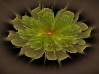 Hayali fraktal arkaplan resmi