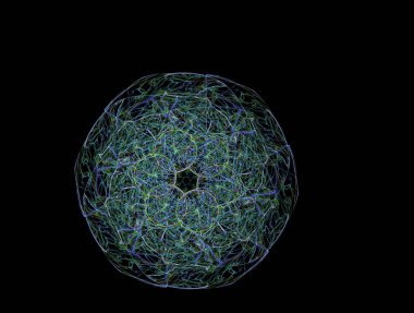 Hayali fraktal arkaplan resmi