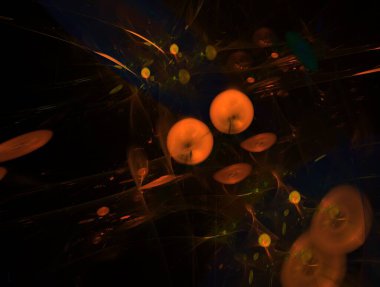 Hayali fraktal arkaplan resmi