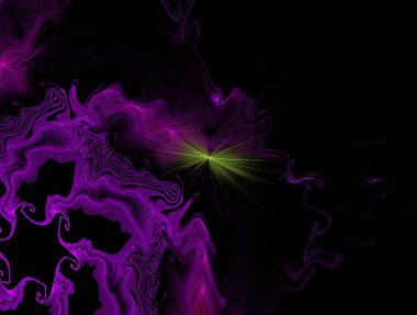 Hayali fraktal arkaplan resmi