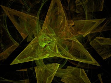 Hayali fraktal arkaplan resmi