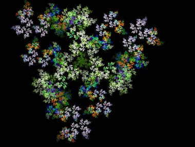 Hayali fraktal arkaplan resmi