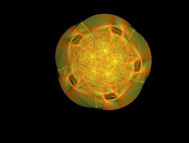 Hayali fraktal arkaplan resmi