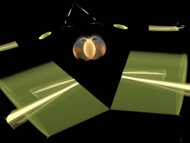 Hayali fraktal arkaplan resmi