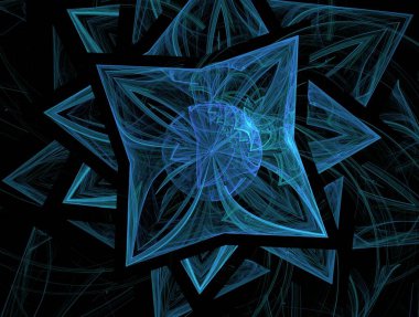 Hayali fraktal arkaplan resmi