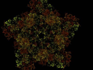 Hayali fraktal arkaplan resmi