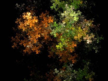 Hayali fraktal arkaplan resmi