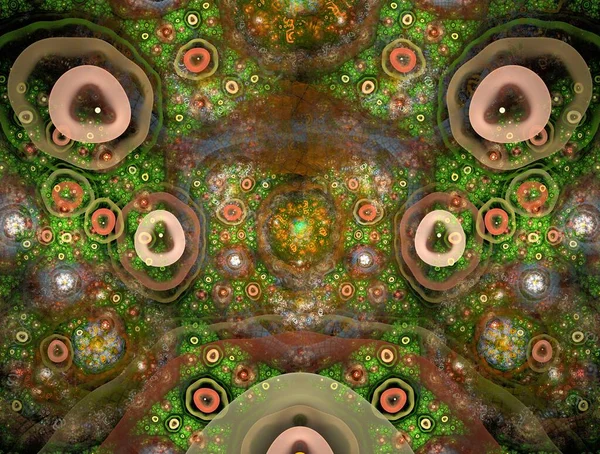 Imaginatory fractal abstracte achtergrond Afbeelding — Stockfoto