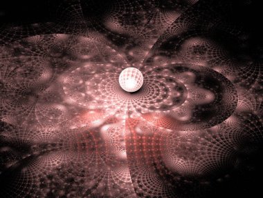 Hayali fraktal arkaplan resmi