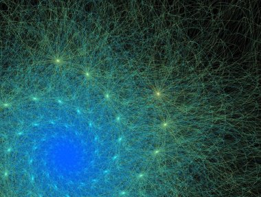 Hayali fraktal arkaplan resmi