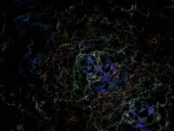 Fundal abstract fractal imaginativ Imagine — Fotografie, imagine de stoc