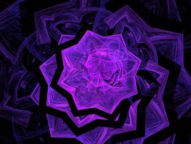 Hayali fraktal arkaplan resmi