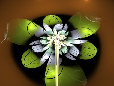 Hayali fraktal arkaplan resmi