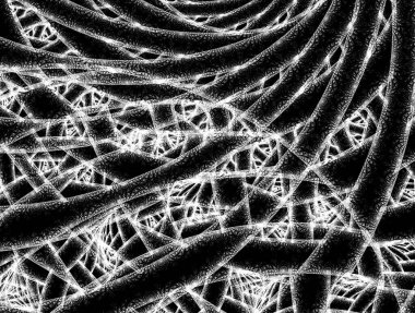 Hayali fraktal arkaplan resmi