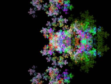 Hayali fraktal arkaplan resmi