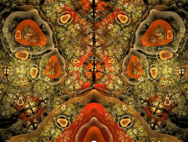 Fantasievolle fraktale abstrakte Hintergrundbilder Stockbild