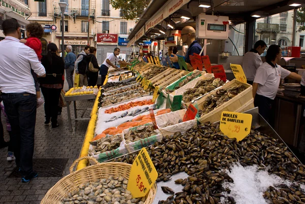 Marquet de pescado en Marsella Fotos de stock libres de derechos