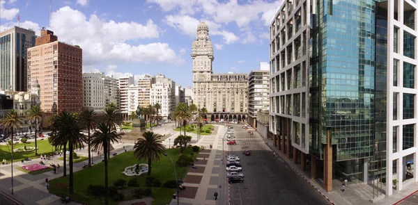 Náměstí Plaza independencia na montevideo Stock Fotografie