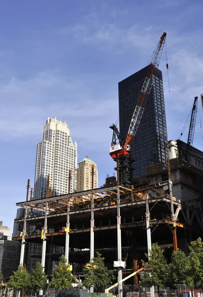 Wolkenkrabber bouw — Stockfoto