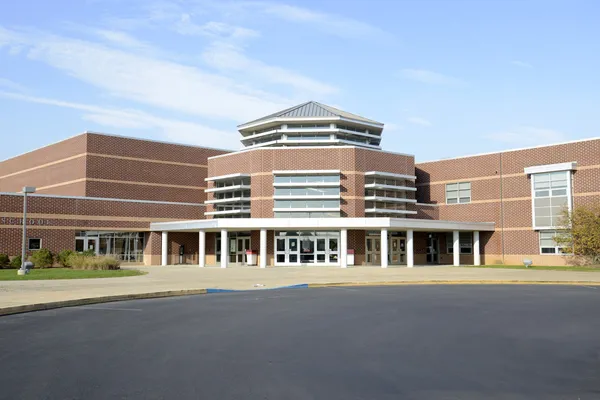 Brandywine висот середньої школи в Topton, штат Пенсільванія — стокове фото