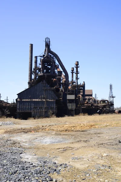 Oude bethlehem stalen fabriek in pennsylvania — Stockfoto