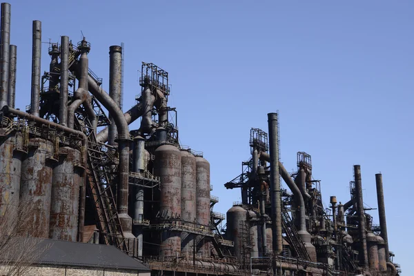 Oude bethlehem stalen fabriek in pennsylvania — Stockfoto