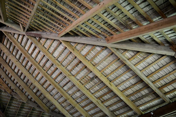 Inside of a hut roof — Stock Photo, Image