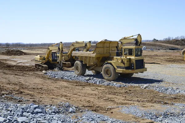 Construction vehicles — Stock Photo, Image