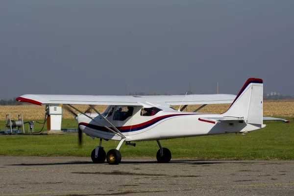 Moderna affärs- eller personliga flygplan — Stockfoto