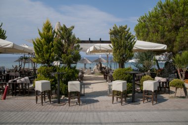 geleneksel Yunan tavernası