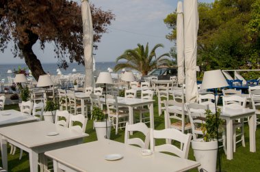 geleneksel Yunan tavernası