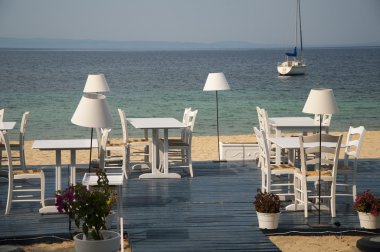 geleneksel Yunan tavernası