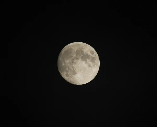 Luna gibbosa calante — Foto Stock