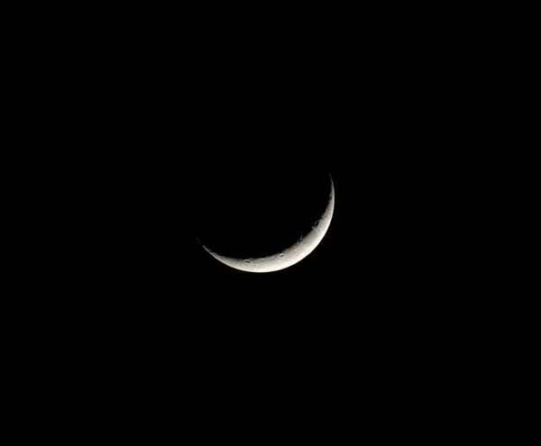 Waxing Crescent Moon — Stock Photo, Image