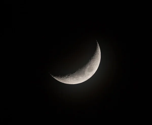 Waxing Crescent Moon — Stock Photo, Image