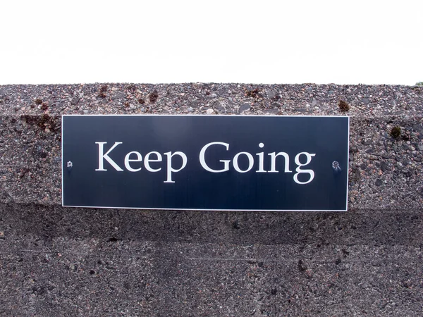 Keep Going Sign — Stock Photo, Image
