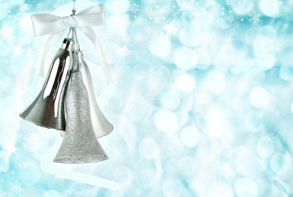 Silver Christmas Bells