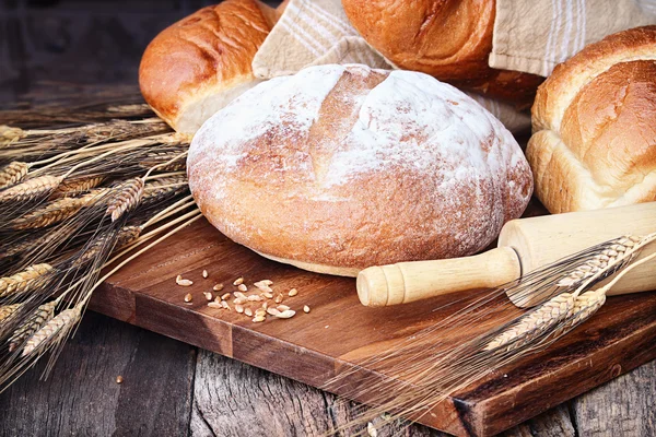 Variedade de Pães — Fotografia de Stock