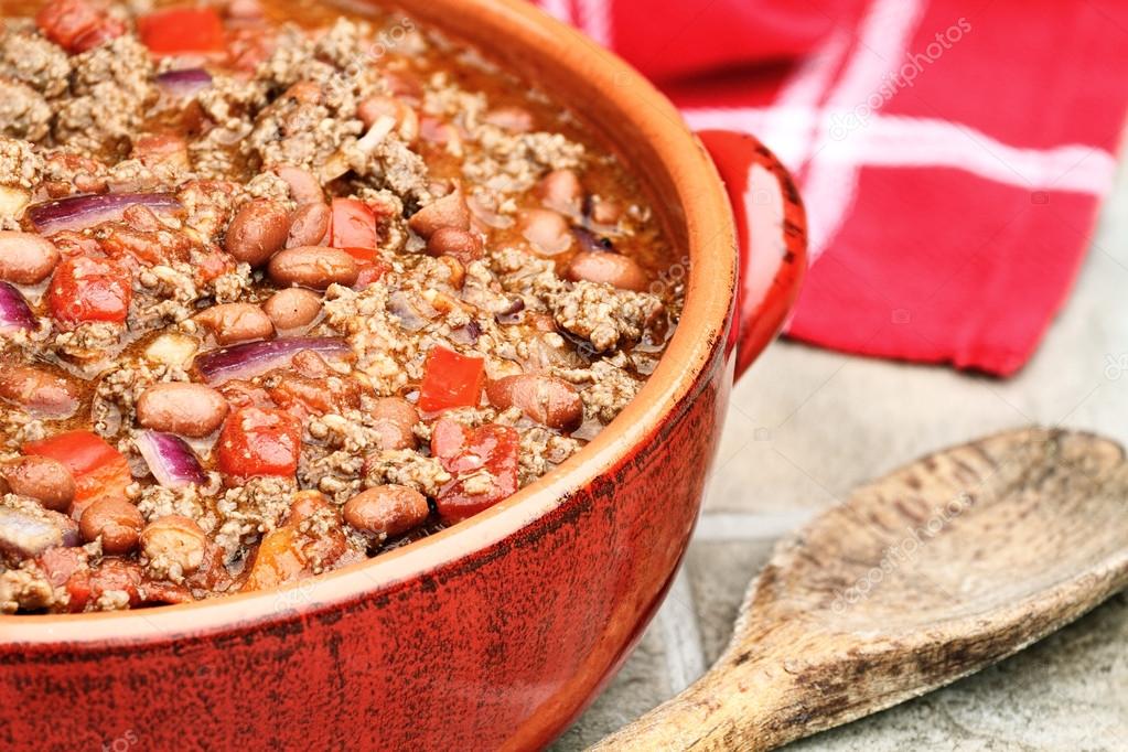 Chili Con Carne — Stock Photo © StephanieFrey 30590447