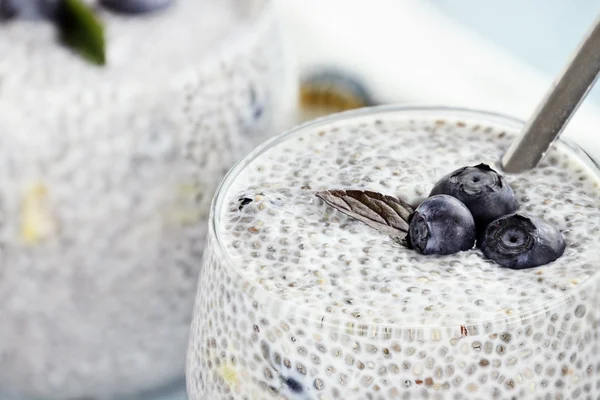 Chia Pudding — Stock Photo, Image