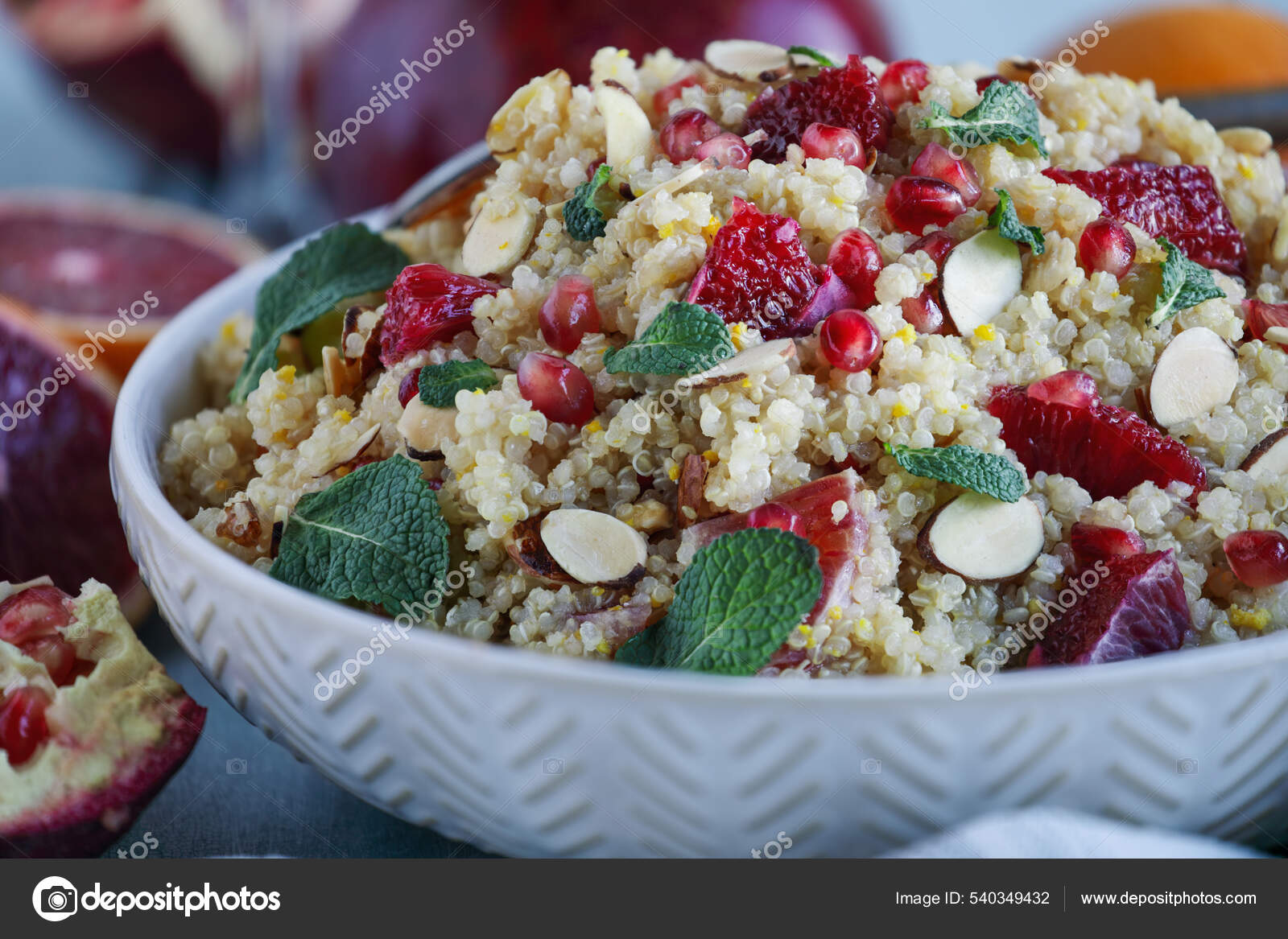 Здоровый Обед Ужин Веганского Вегетарианского Марокканского Салата.