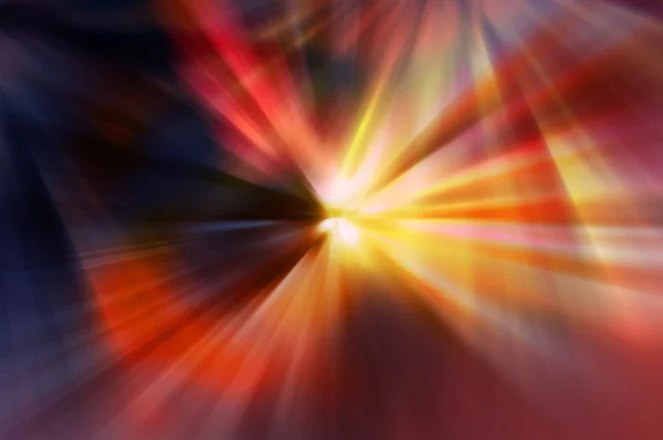 Abstract background in yellow, red and orange colors representing explosion or burst of energy — Stock Photo, Image