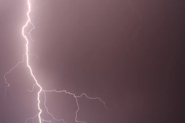 Thunder, lightnings and rain — Stock Photo, Image