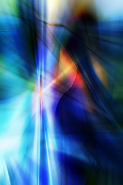 Abstract background in blue, green, and orange — Stock Photo, Image