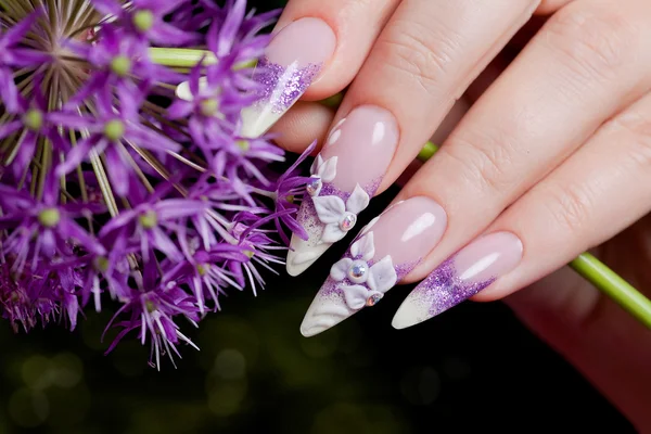 Fancy manicure — Stockfoto