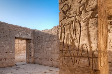 Luksor, Mısır medinet habu Tapınağı