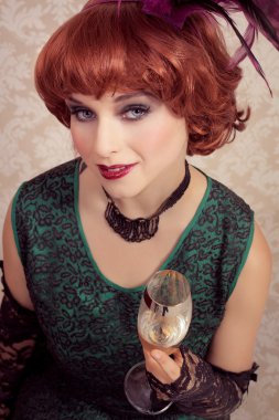 güzel bir vintage kadın