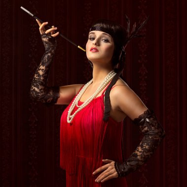 Елегантний 20s жінка