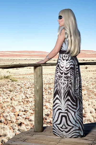 Vrouw in Afrika — Stockfoto