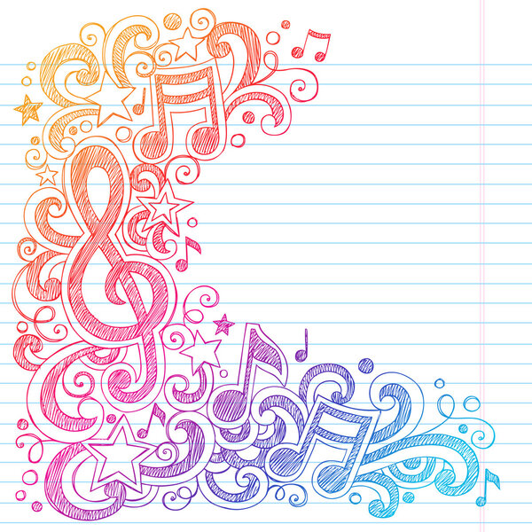 Music Notes G Clef Vector